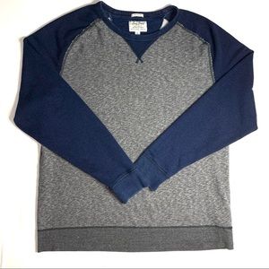 Vintage Lucky Brand True Indigo Sleeve Crewneck Pullover Sweatshirt